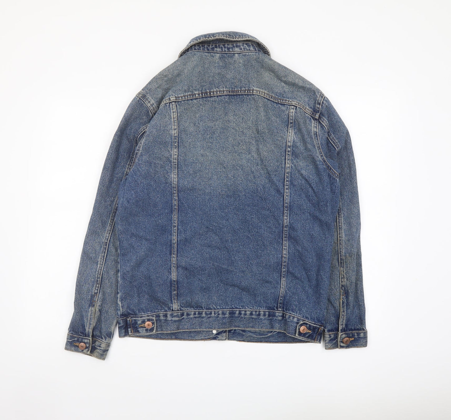 New Look Womens Blue Jacket Size 8 Button