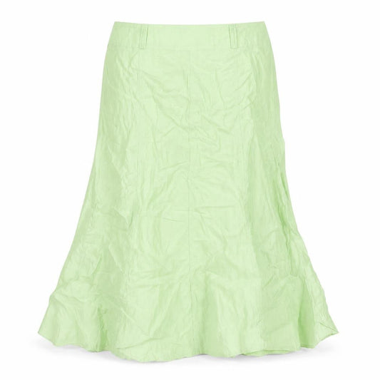 Gerry Weber Womens Green Acetate Trumpet Skirt Size 12 Zip