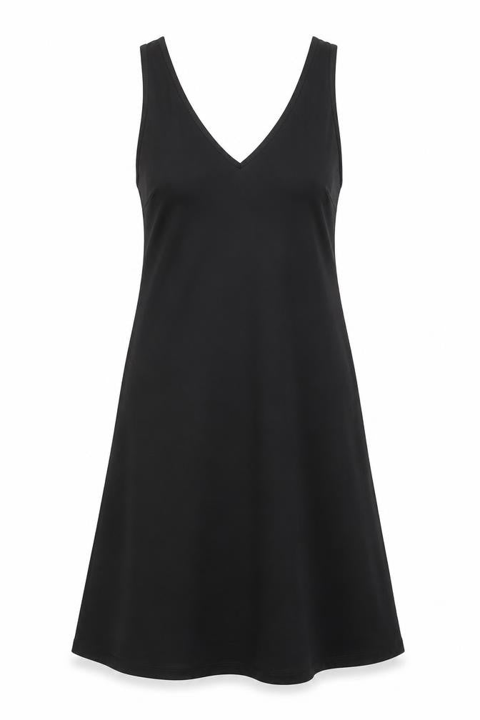 Per Una Womens Black Polyester A-Line Size 12 V-Neck Pullover