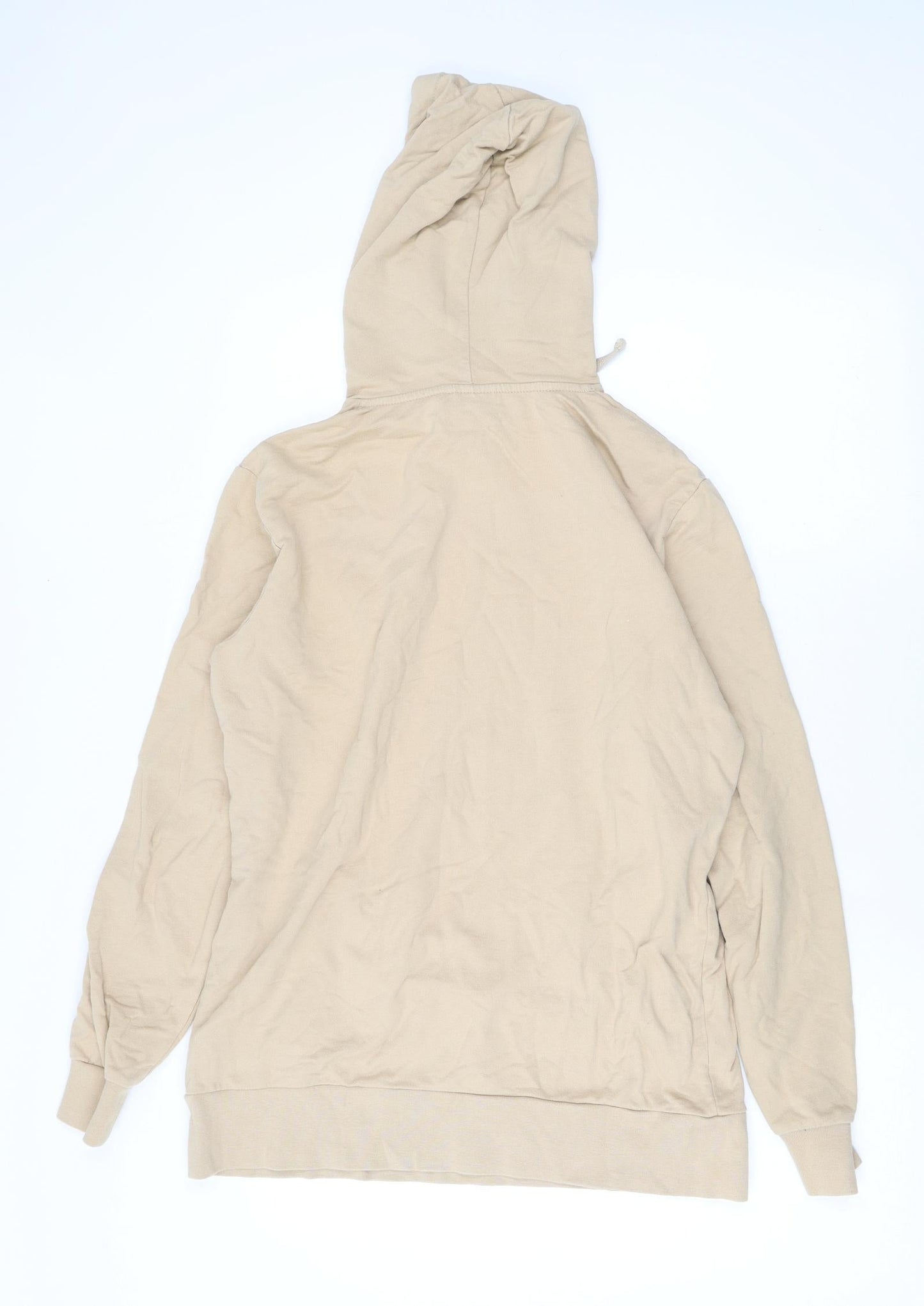 Level1 Mens Beige Cotton Pullover Hoodie Size M