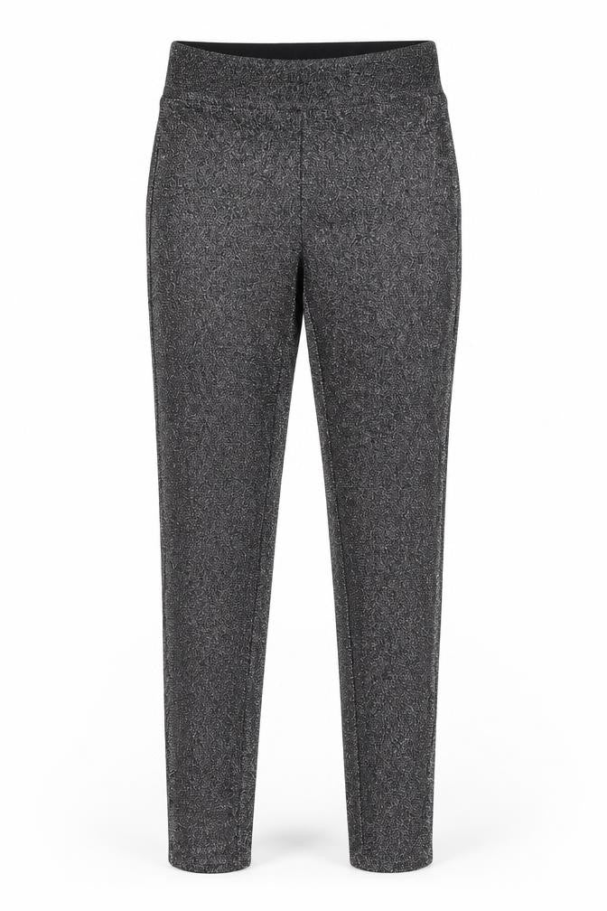 Body Flirt Womens Silver Polyester Capri Leggings Size XS L29 in - Glitter Elastic Waist