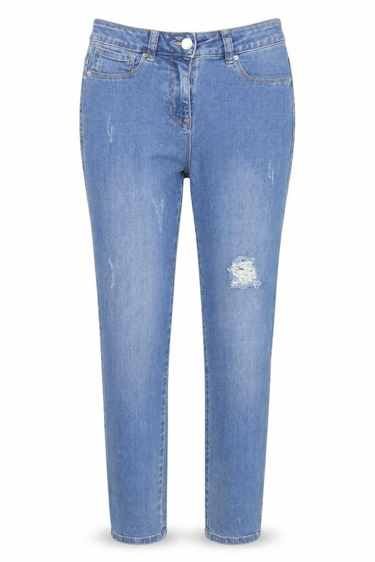 Next Womens Blue Cotton Skinny Jeans Size 10 L28 in Regular Zip