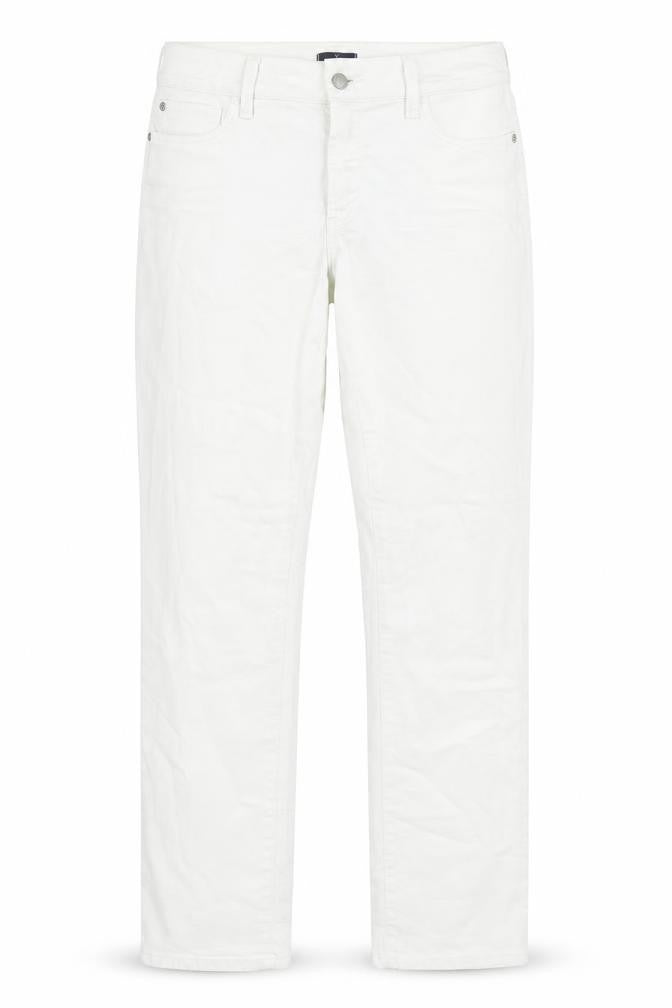 NDYJ Womens White Cotton Skinny Jeans Size 12 L30 in Regular Zip