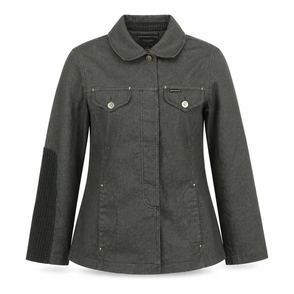 Capopera Womens Green Jacket Size S Button