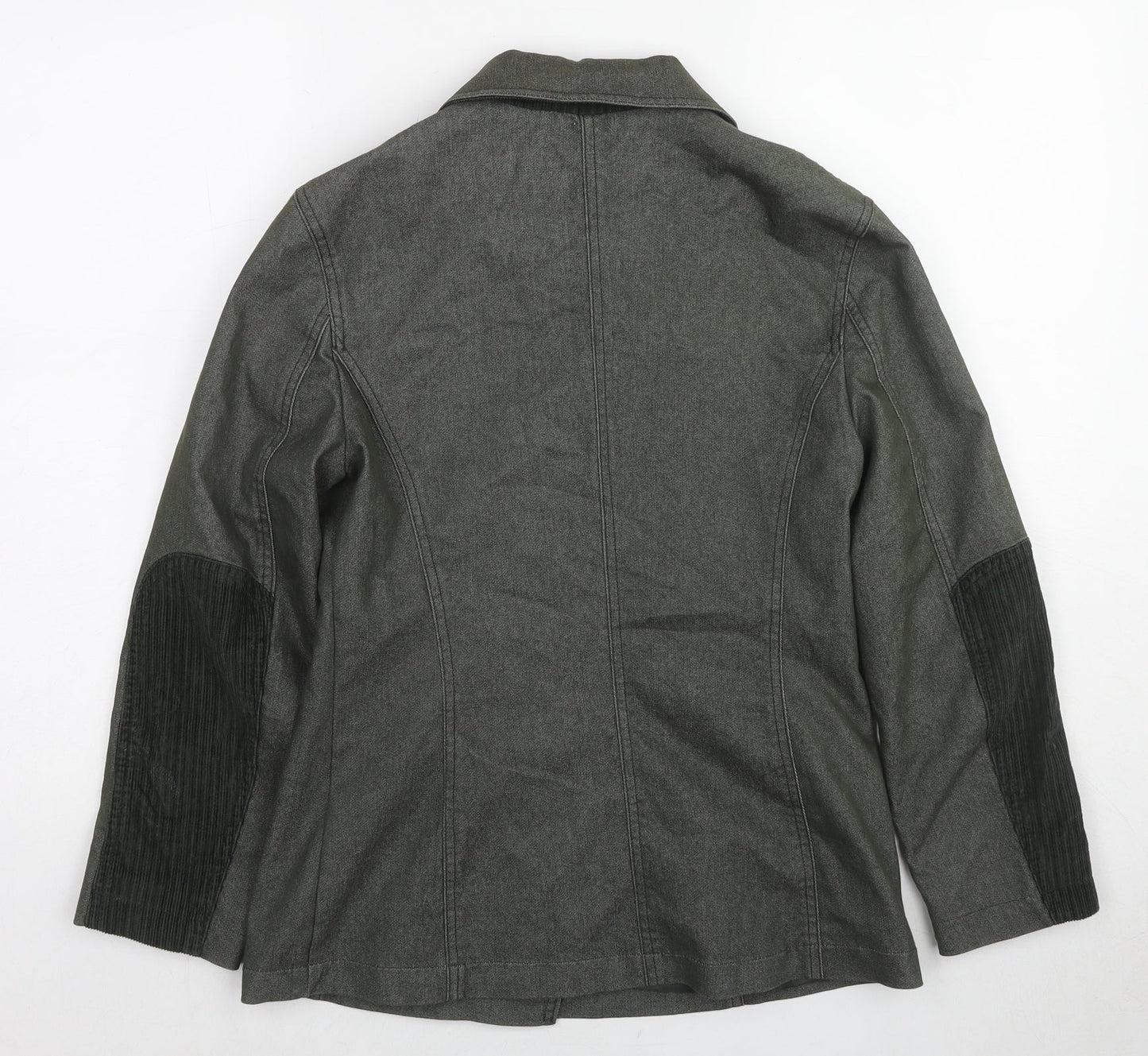 Capopera Womens Green Jacket Size S Button