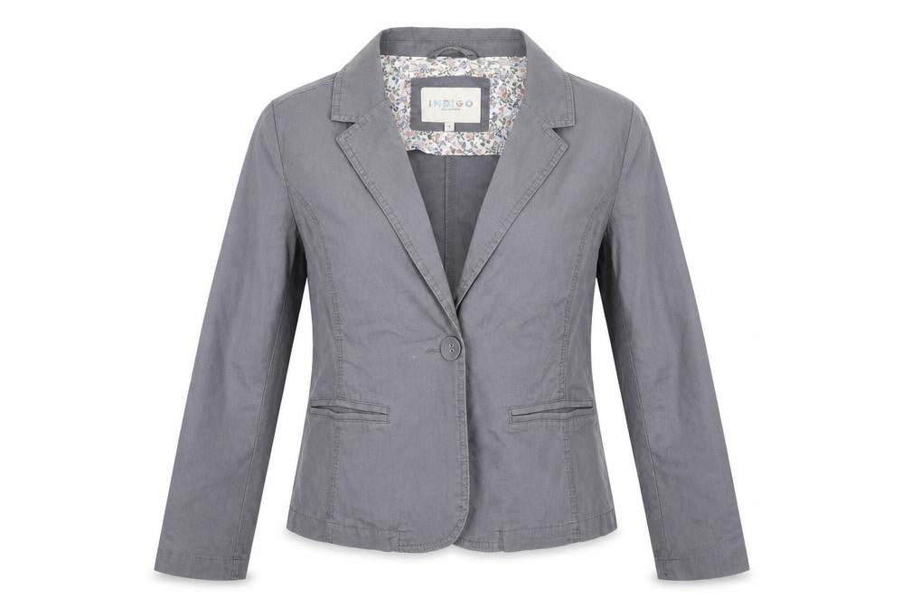Marks and Spencer Womens Grey Jacket Blazer Size 10 Button