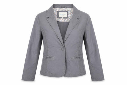 Marks & Spencer Womens Grey Jacket Blazer Size 10 Button