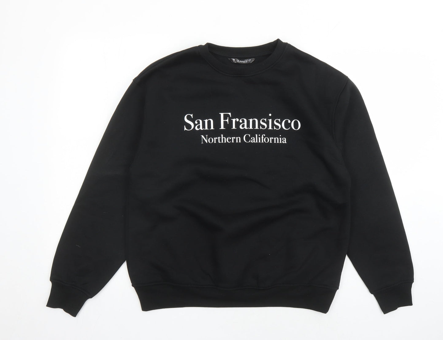Dunnes Stores Womens Black Polyester Pullover Sweatshirt Size S Pullover - San Francisco
