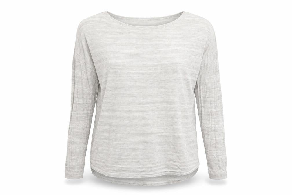 H&M Womens Beige Boat Neck Acrylic Pullover Jumper Size M