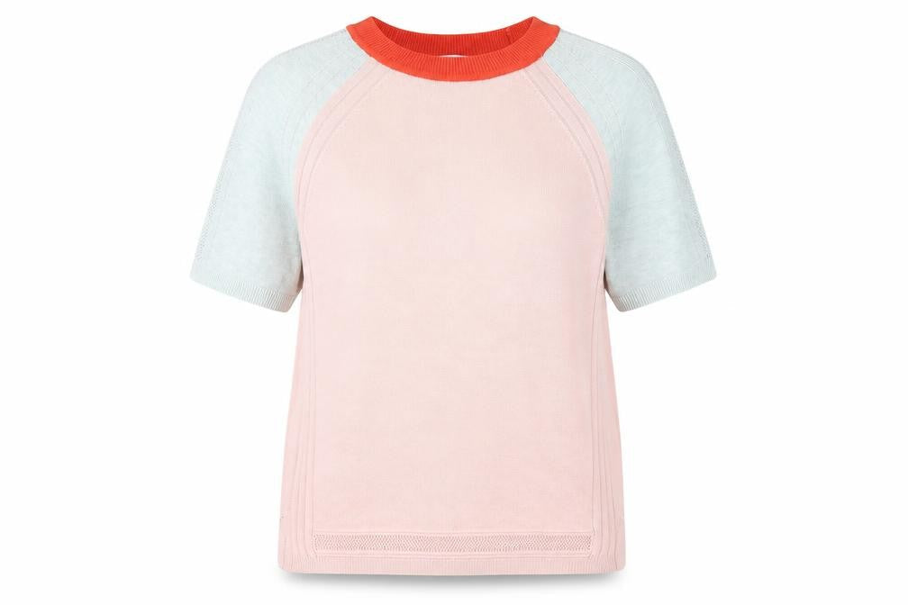 NEXT Womens Pink Round Neck Viscose Pullover Jumper Size 14