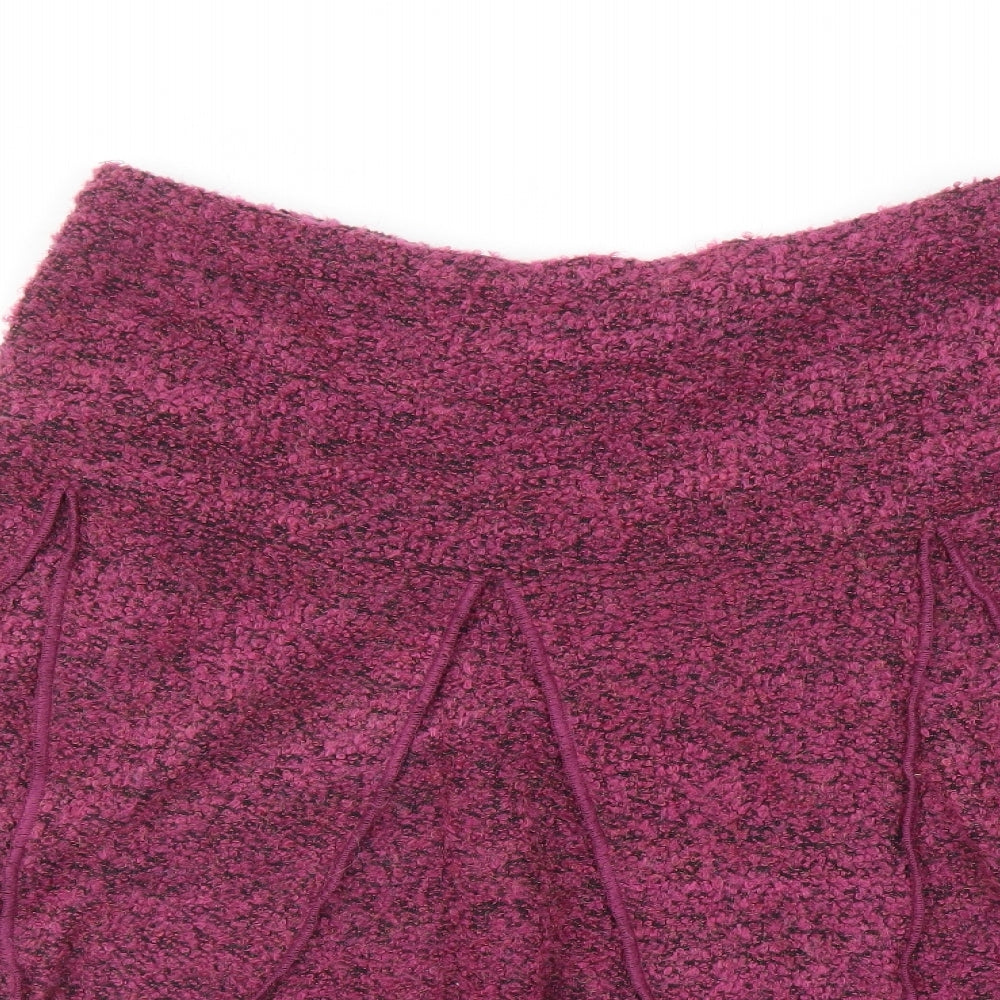 Tivoli Womens Purple Polyester Swing Skirt Size XL - Elasticated waist