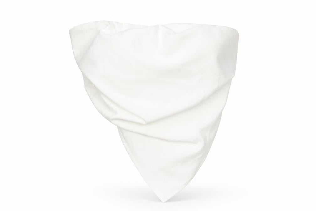 Zara Womens White Polyester Cropped Blouse Size XS Square Neck - Asymmetric Rouched