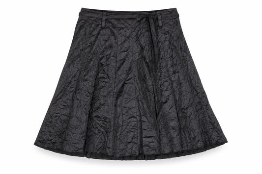 Liv Womens Grey Polyester Flare Skirt Size 14 Zip - Belted