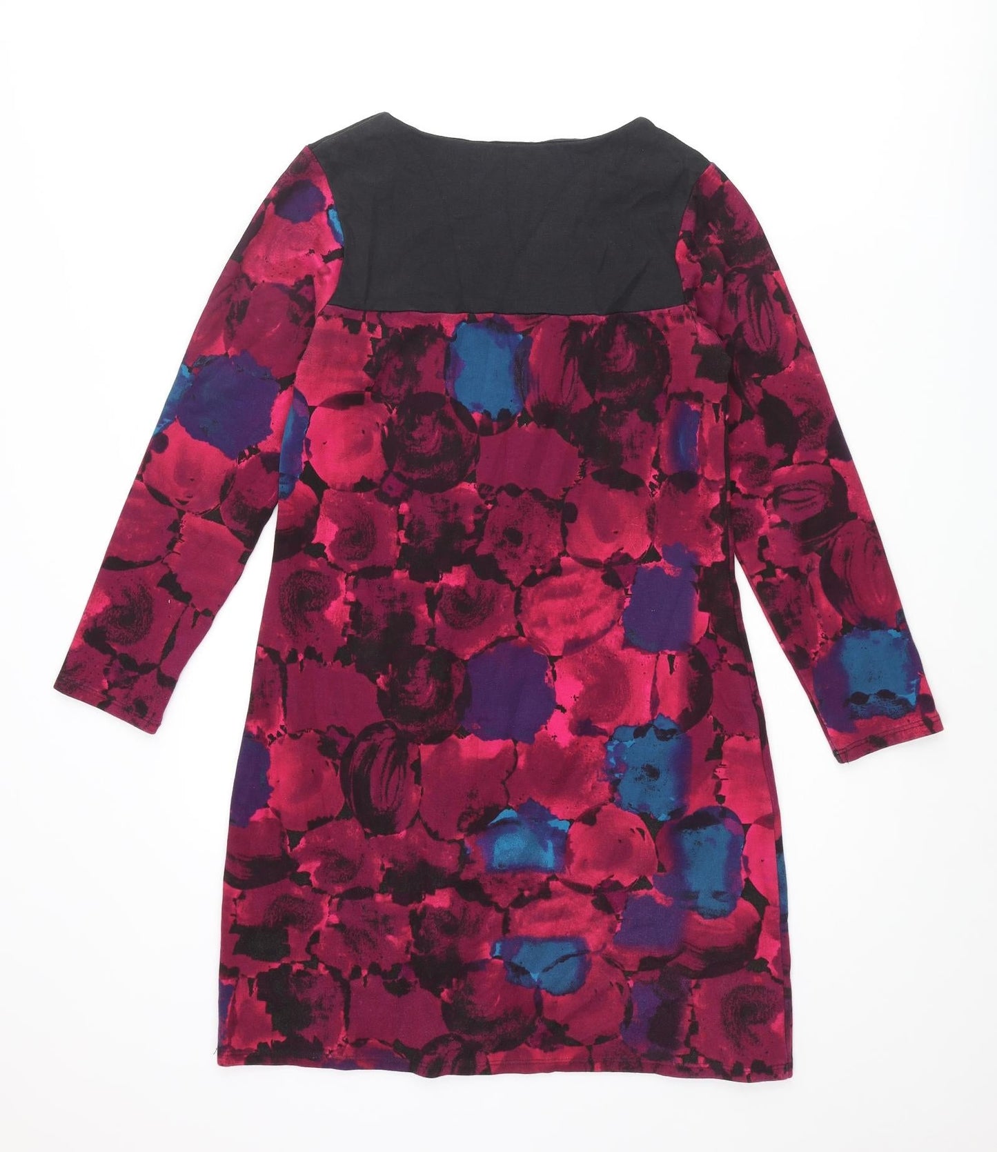 Braintree Womens Multicoloured Geometric Cotton Mini Size XS Round Neck Pullover