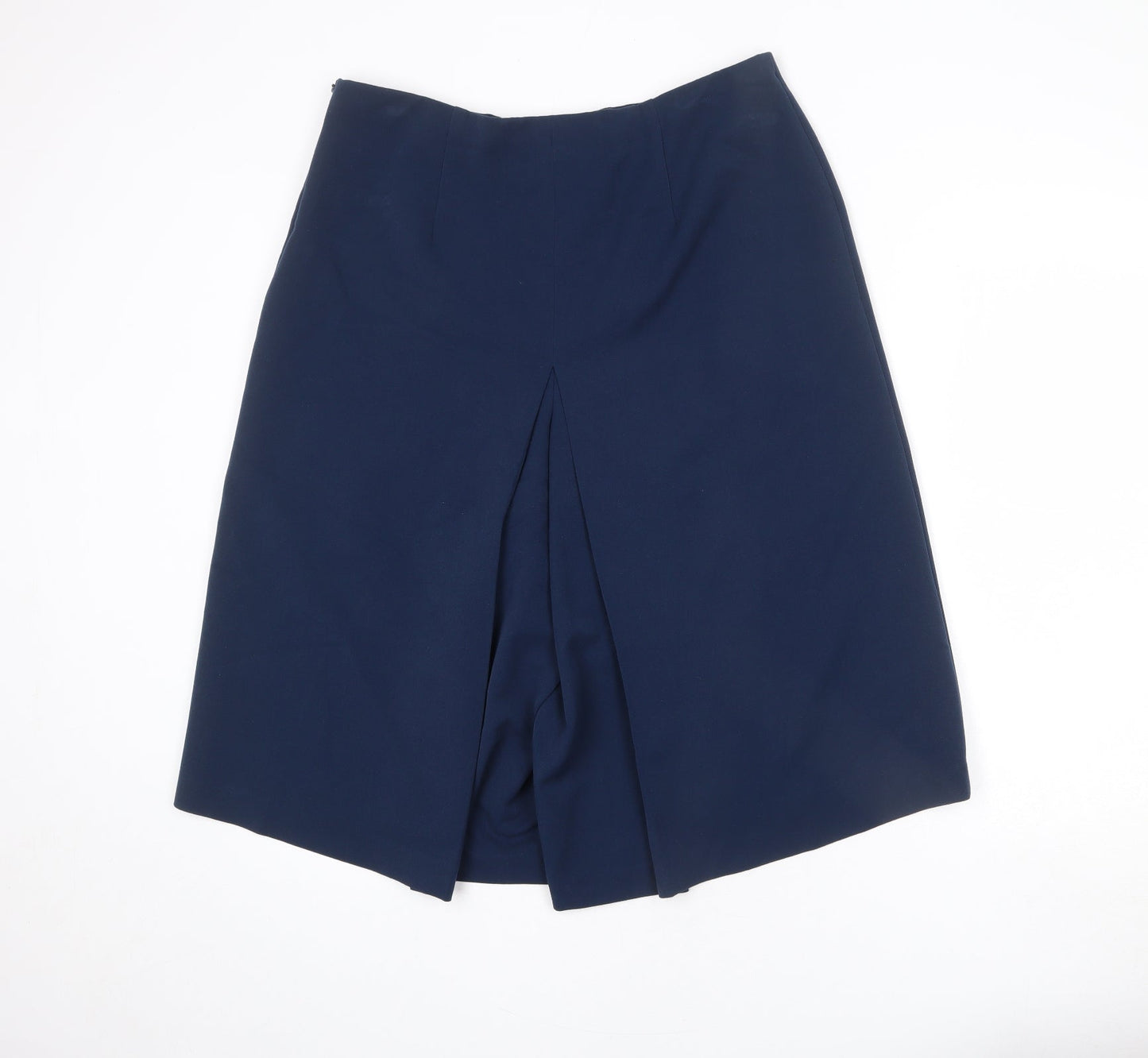 Artigiano Womens Blue Polyester Capri Trousers Size 18 L20 in Regular Zip
