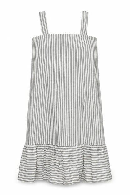 Very Womens White Striped Polyester Mermaid Size 12 Square Neck Pullover