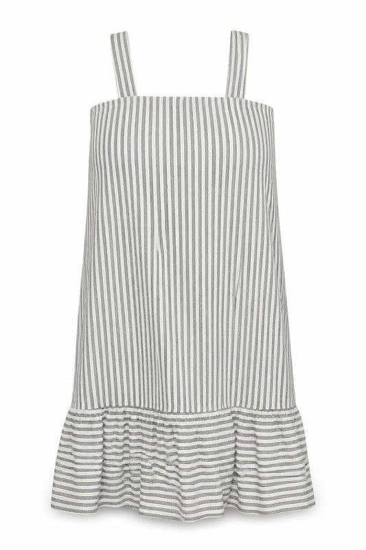 Very Womens White Striped Polyester Mermaid Size 12 Square Neck Pullover