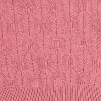 Warehouse Womens Pink High Neck Polyester Pullover Jumper Size M