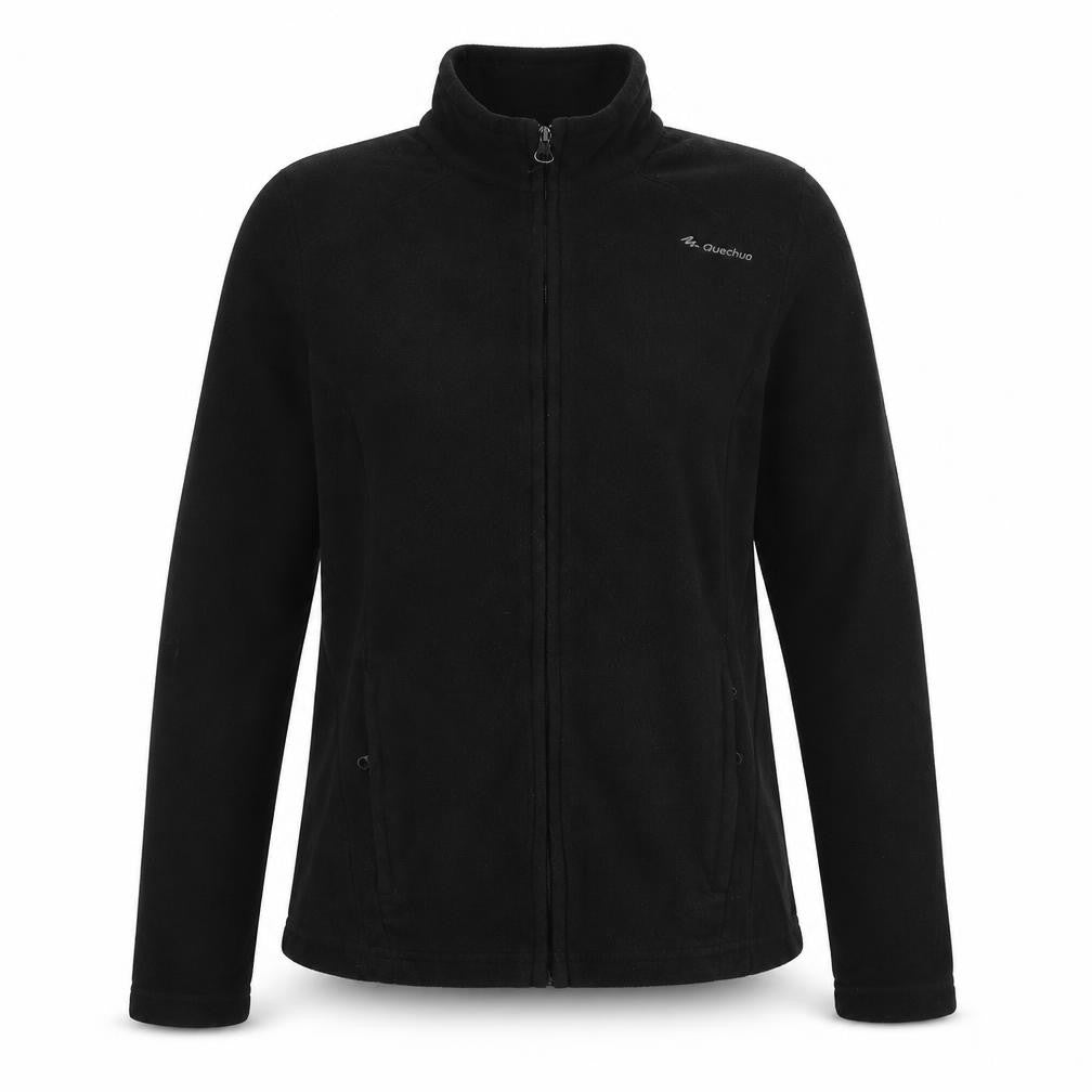 Quechua Womens Black Jacket Size XS Zip - Quarter-Zip