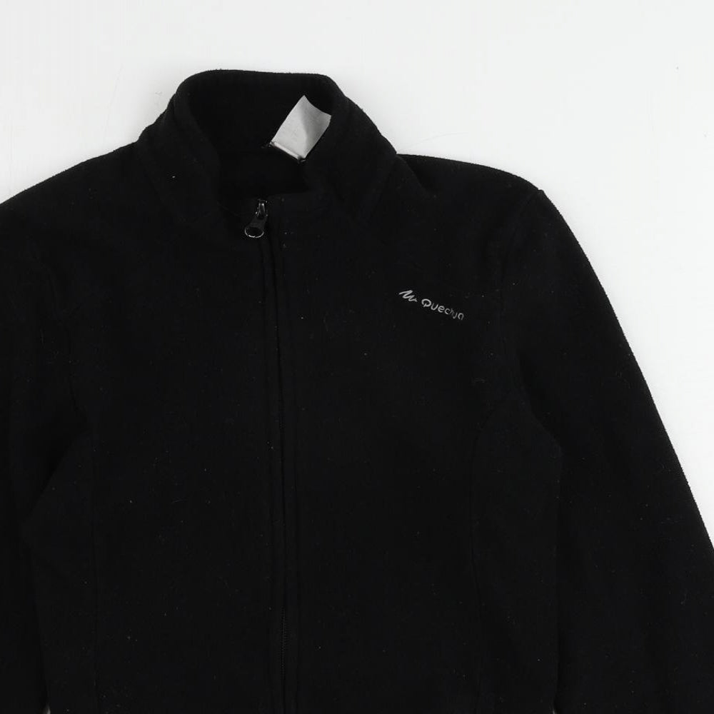 Quechua Womens Black Jacket Size XS Zip