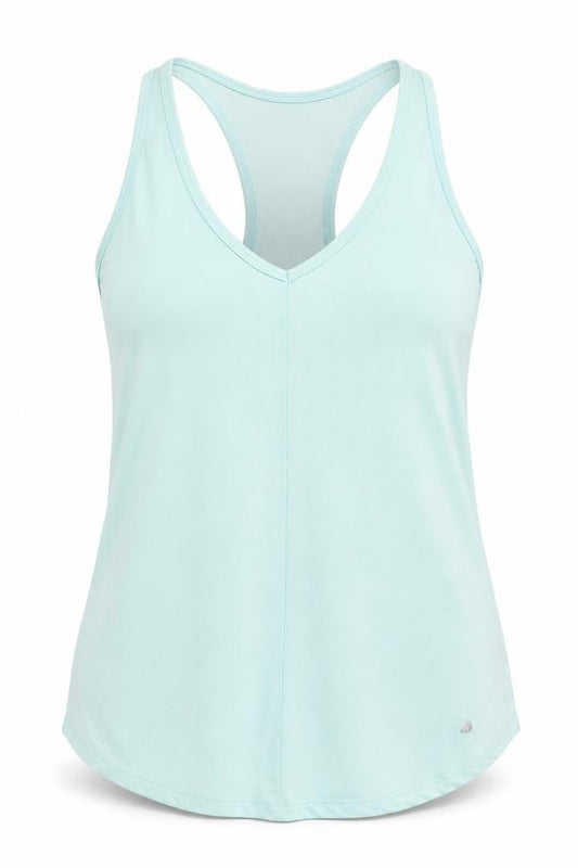 Bally Womens Blue Polyester Basic Tank Size M V-Neck Pullover