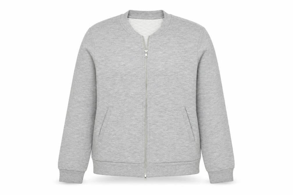 Marks & Spencer Womens Grey Jacket Size 12 Zip