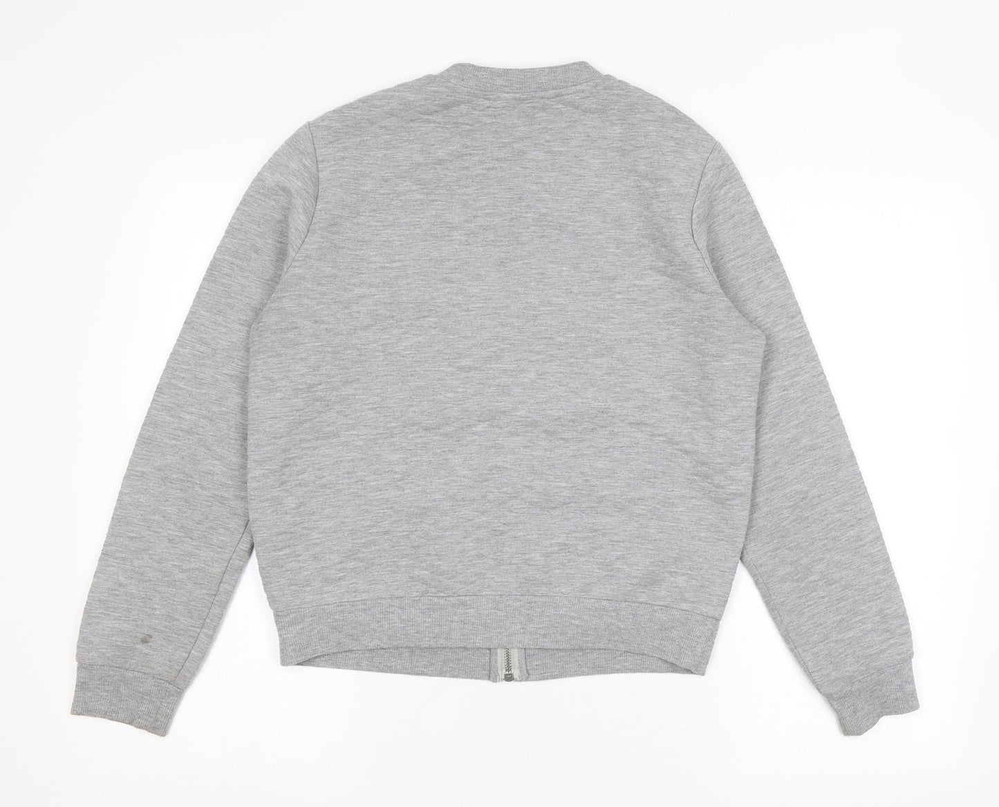 Marks and Spencer Womens Grey Jacket Size 12 Zip
