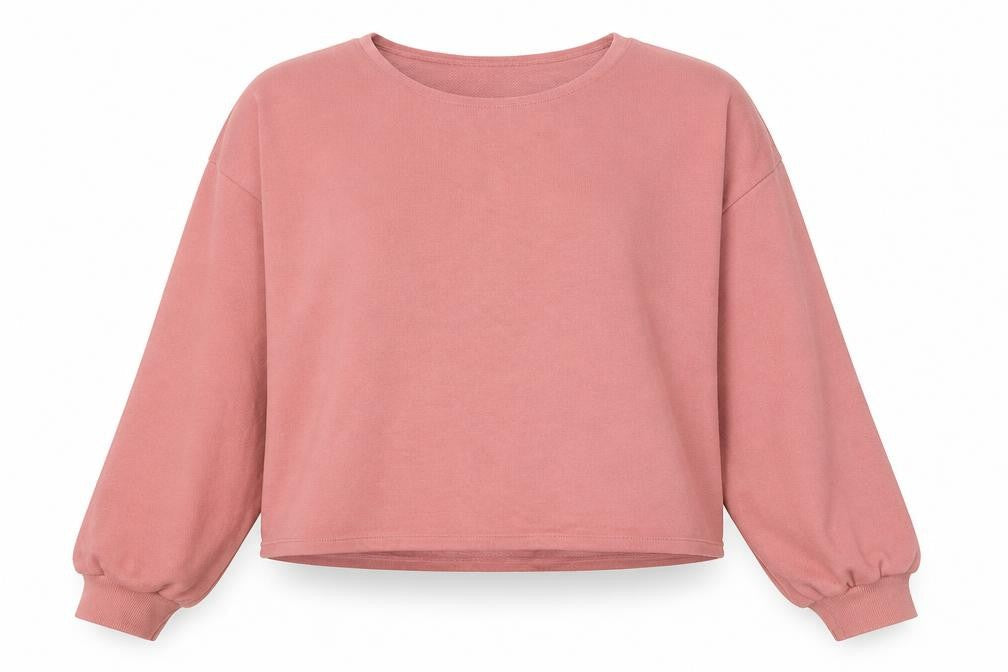 H&M Womens Pink Cotton Pullover Sweatshirt Size M Pullover