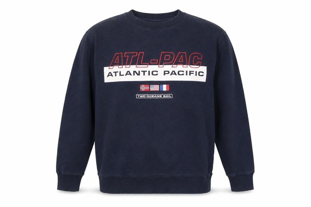 H&M Mens Black Cotton Pullover Sweatshirt Size M - Atlantic Pacific