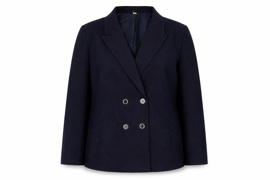 Edinburgh Womens Blue Jacket Blazer Size 14 Button