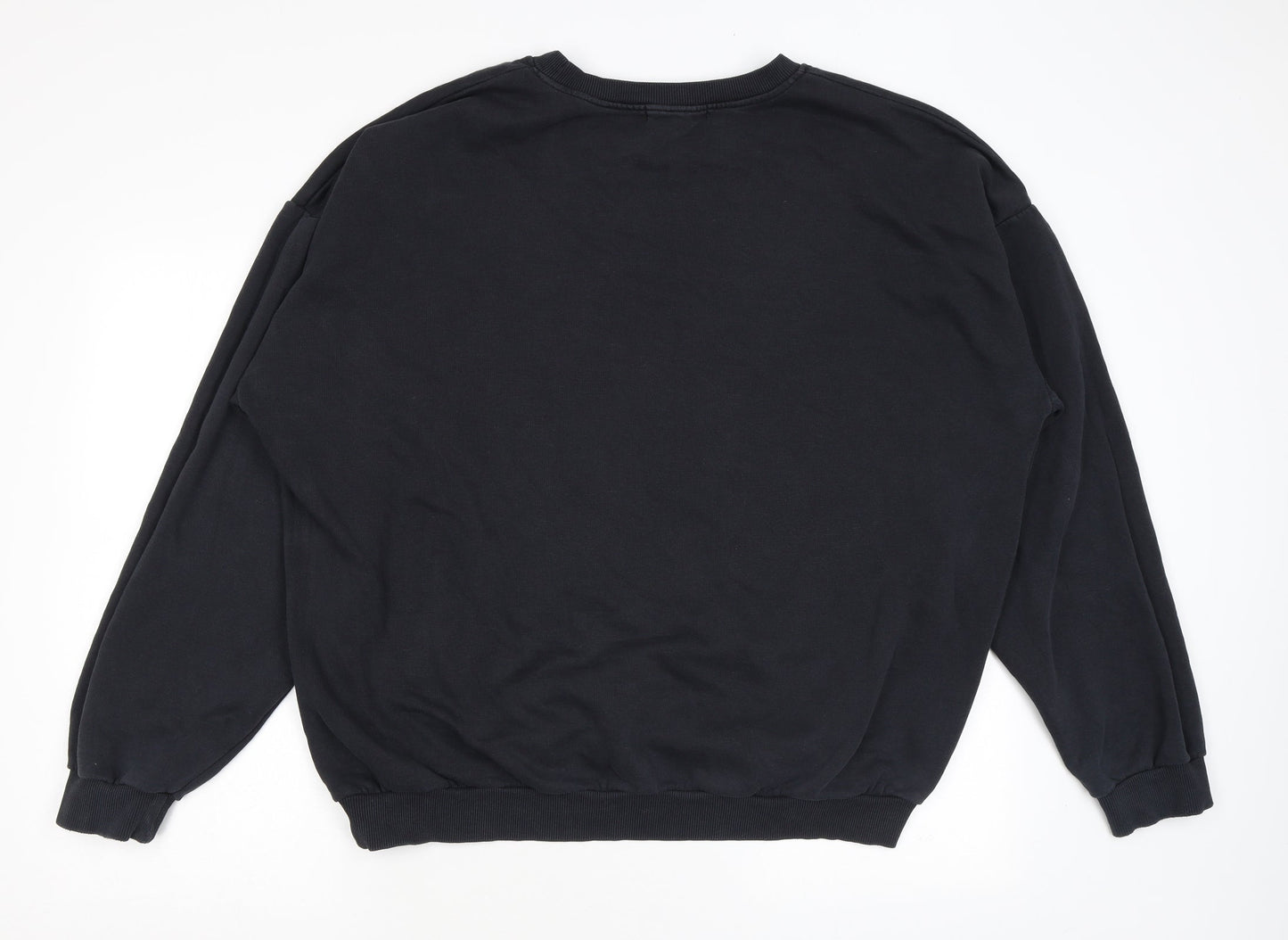 Misspap Womens Black Polyester Pullover Sweatshirt Size M Pullover