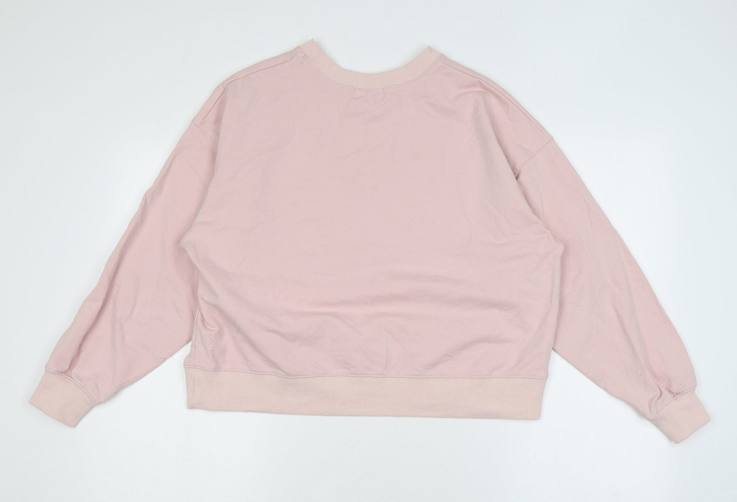 Apricot Womens Pink Cotton Pullover Sweatshirt Size 8 Pullover - London