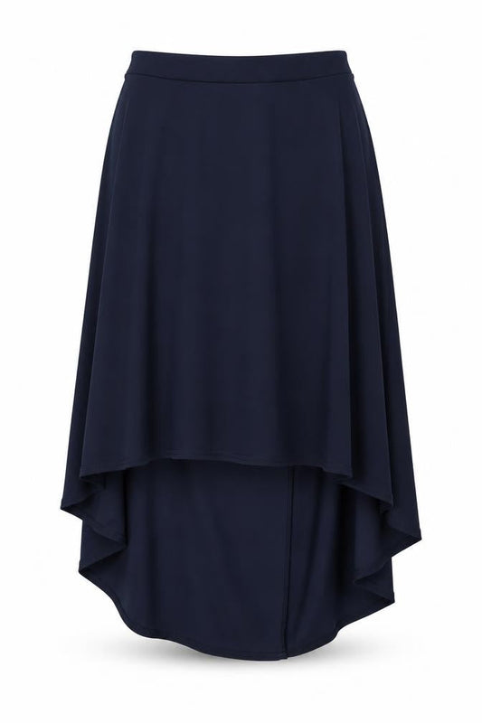 Yours Womens Blue Polyester Swing Skirt Size 16 - Asymmetric