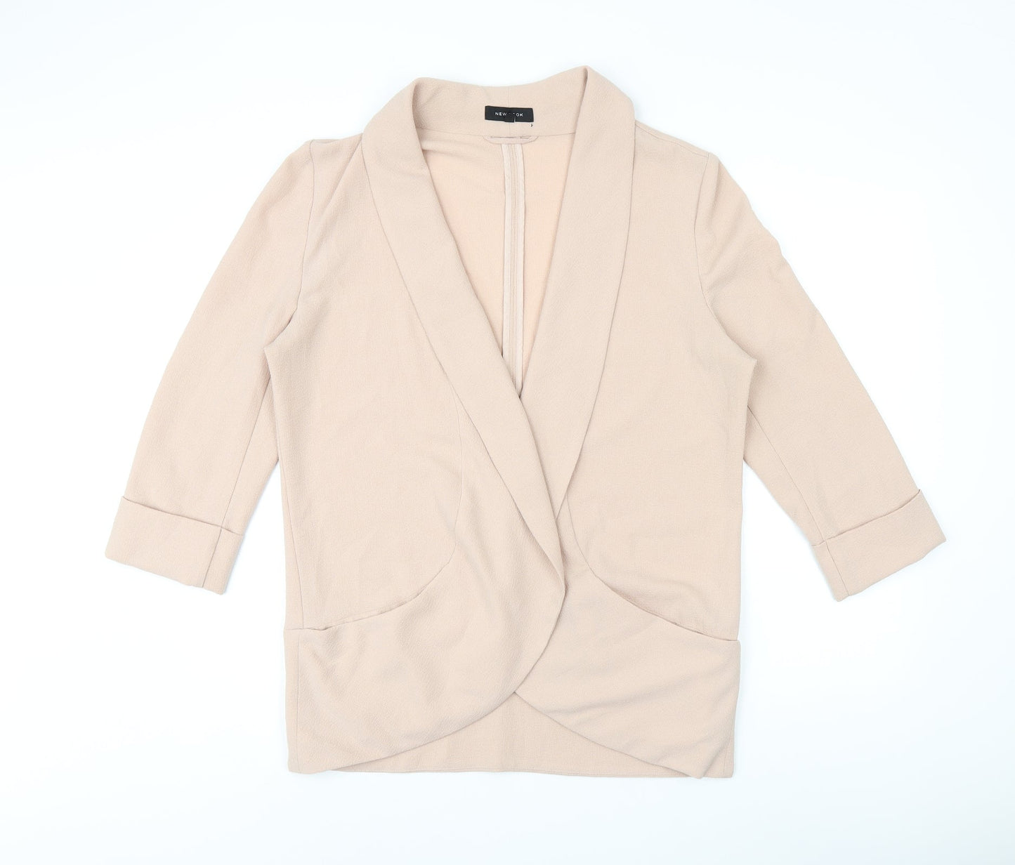 New Look Womens Pink Jacket Blazer Size 14