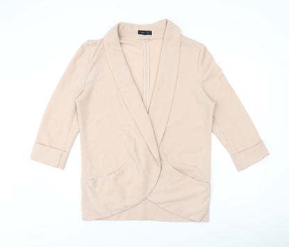 New Look Womens Pink Jacket Blazer Size 14