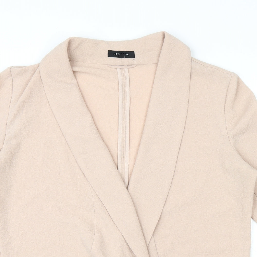 New Look Womens Pink Jacket Blazer Size 14