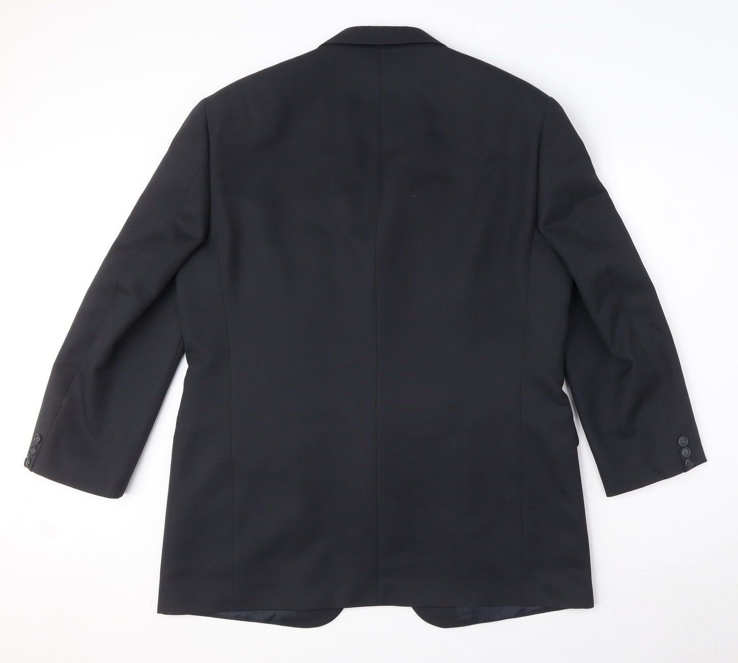 Marks and Spencer Mens Black Polyester Jacket Suit Jacket Size 42 Regular