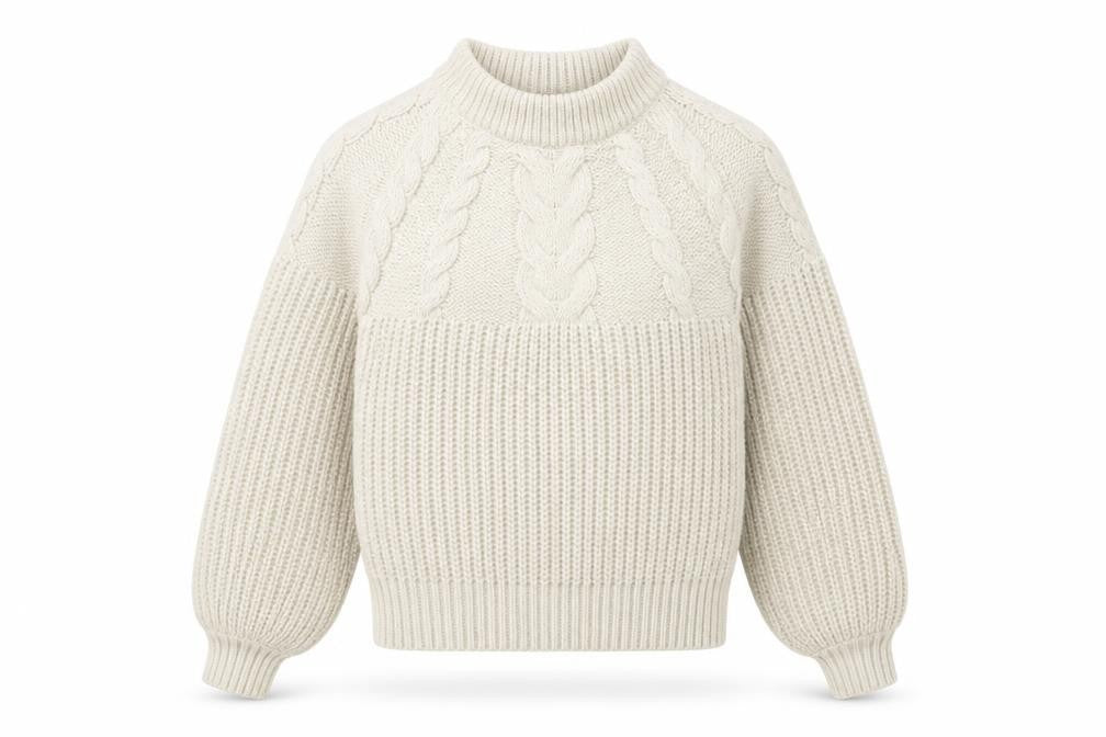 Dorothy Perkins Womens Ivory Crew Neck Acrylic Pullover Jumper Size S