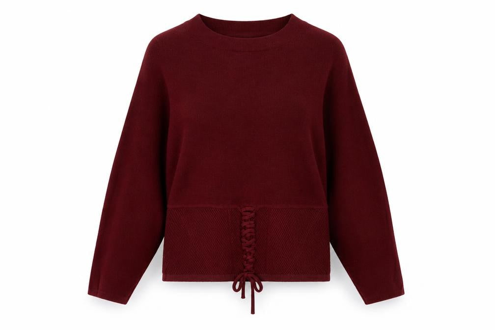 Marks & Spencer Womens Purple Crew Neck Viscose Pullover Jumper Size 8