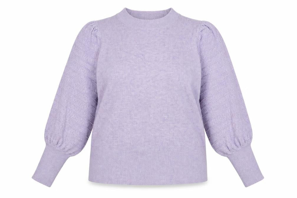 Marks & Spencer Womens Purple Crew Neck Viscose Pullover Jumper Size 18