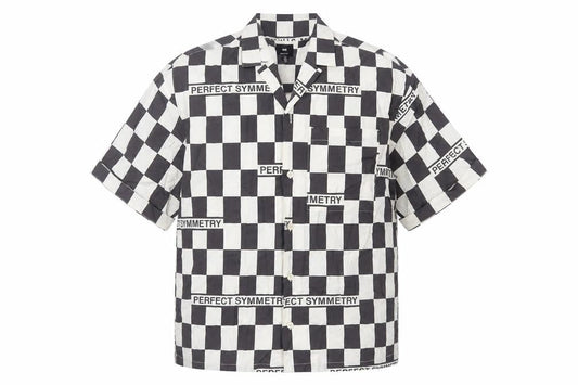 H&M Mens Brown Check Cotton Button-Up Size S Collared Button - Oversized