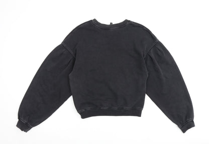 H&M Womens Black Camel Pullover Sweatshirt Size S Pullover