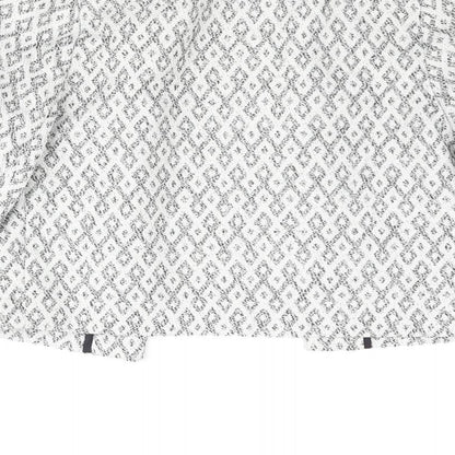 Next Womens Ivory Geometric Jacket Size 10