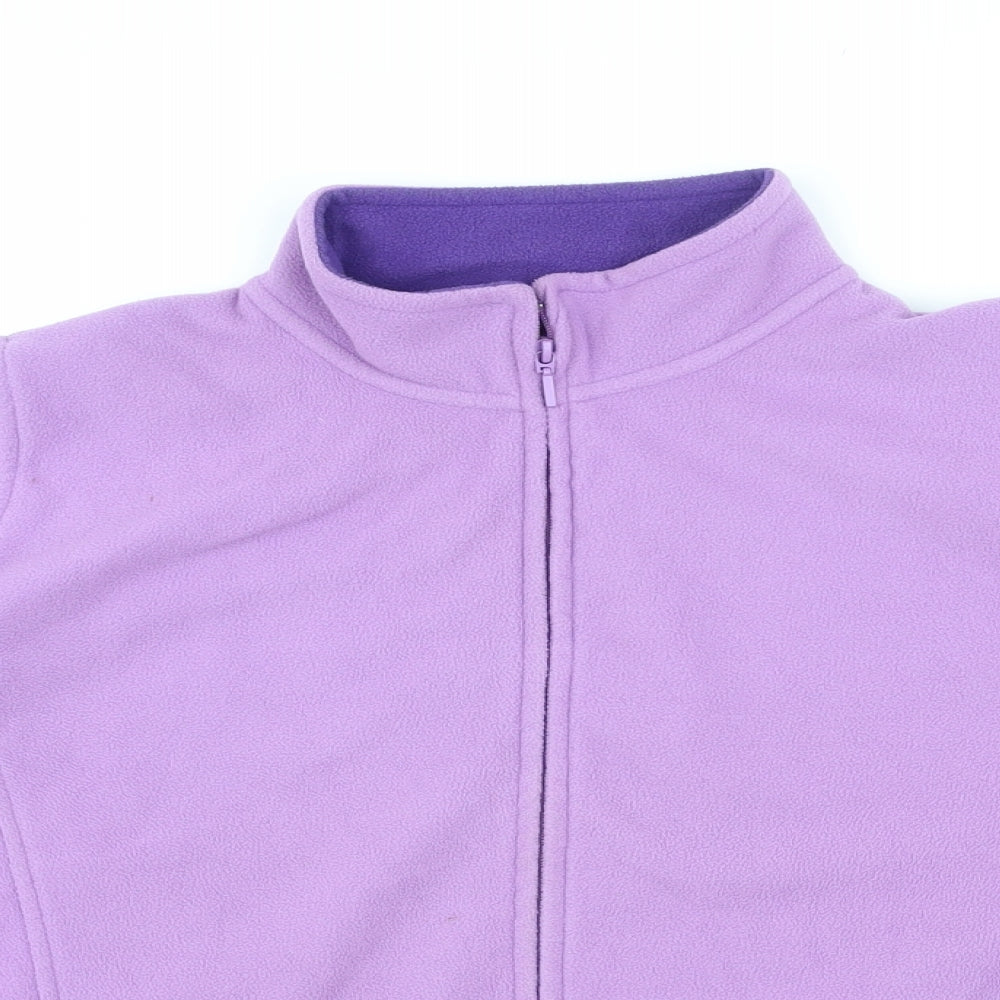 EWM Womens Purple Jacket Size XL Zip