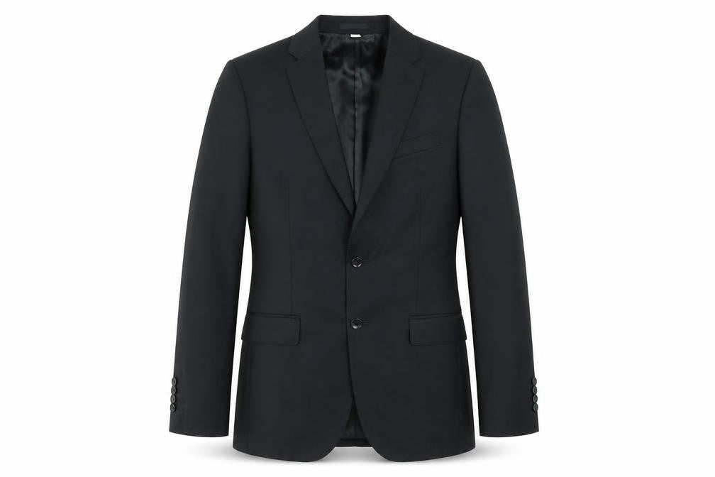 Autograph Mens Black Wool Jacket Blazer Size 38 Regular