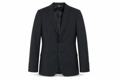 Front view of Autograph men’s black wool jacket blazer, size 38, regular