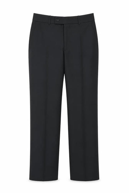 Debenhams Womens Black Polyester Trousers Size 32 in L29 in Regular Zip