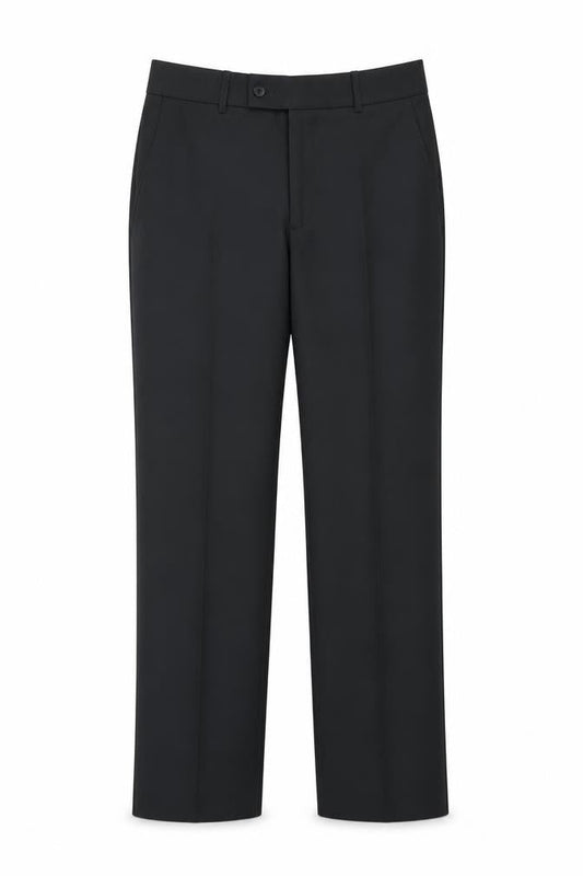 Debenhams Womens Black Polyester Trousers Size 32 in L29 in Regular Zip