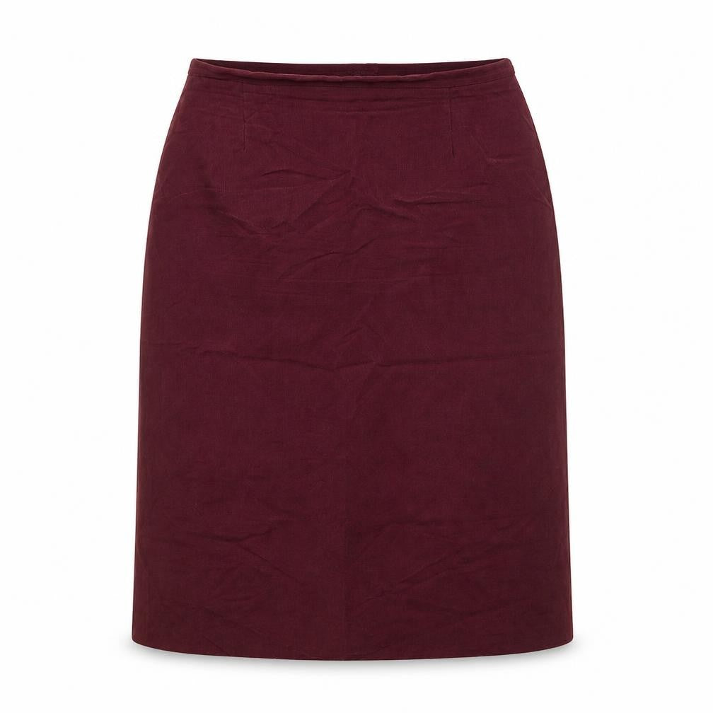 Hollywood Womens Red Polyester Straight & Pencil Skirt Size 18 Zip