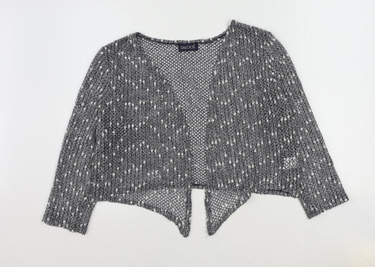 Saloos Womens Blue V-Neck Polyester Cardigan Jumper Size 16